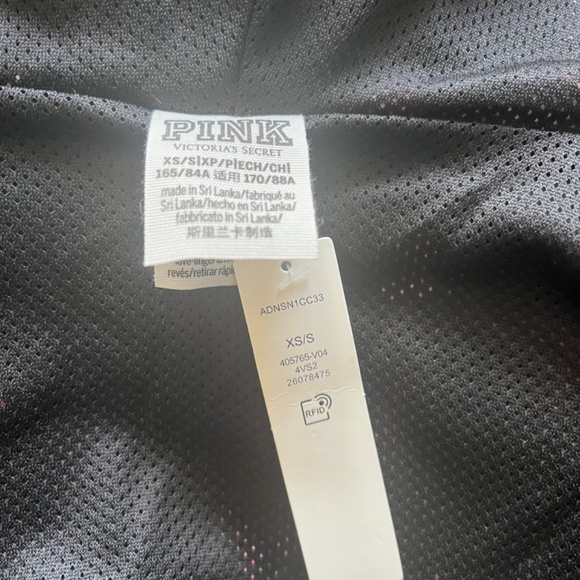 Victoria's Secret Pink Long Floral Bloom Cherry blossom Anorak Windbreaker Jacke - Picture 16 of 16